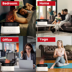 Smart LED Essential Oil Diffuser Air Purifier Ultrasonic Aromatherapy Humidifier