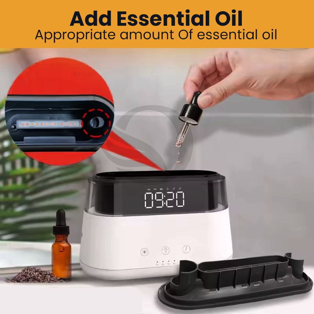 Smart LED Essential Oil Diffuser Air Purifier Ultrasonic Aromatherapy Humidifier