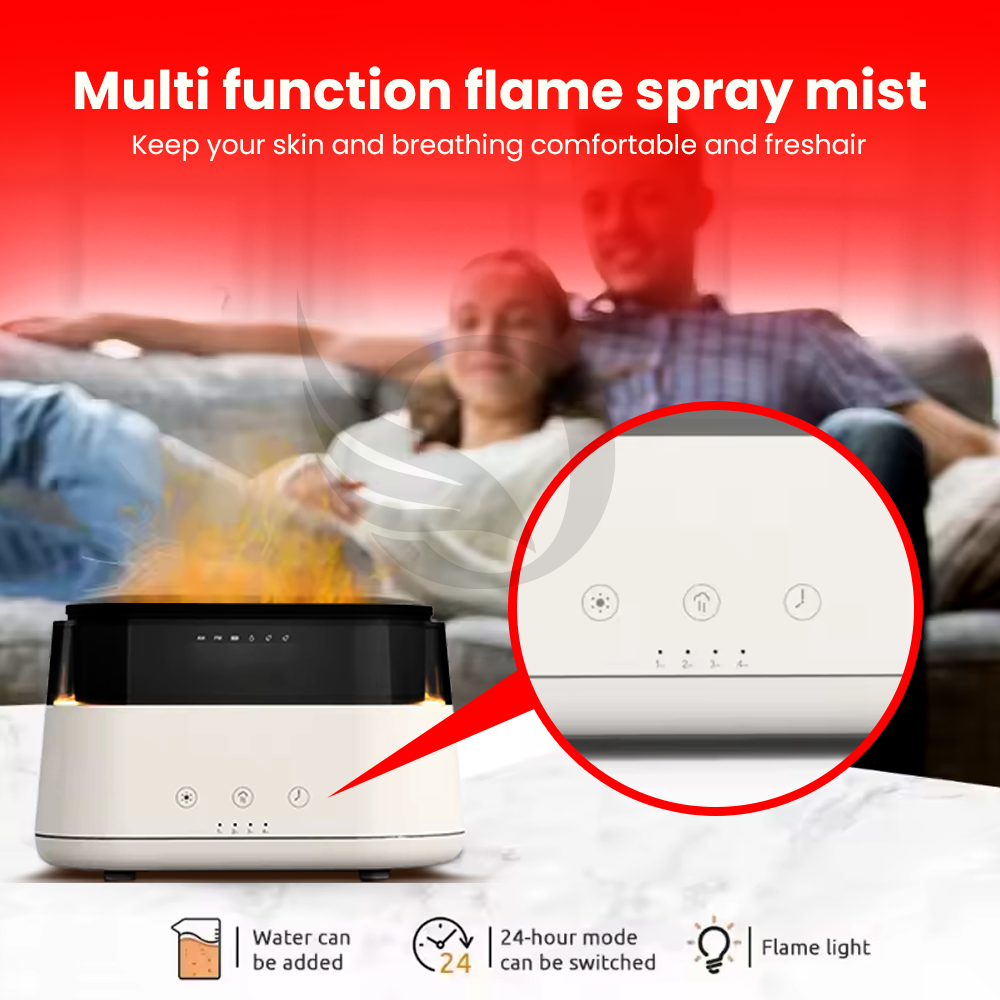 Smart LED Essential Oil Diffuser Air Purifier Ultrasonic Aromatherapy Humidifier