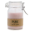 PureOlive Natural Wax Candle Jars – Eco Luxury Collection