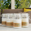 PureOlive Natural Wax Candle Jars – Eco Luxury Collection